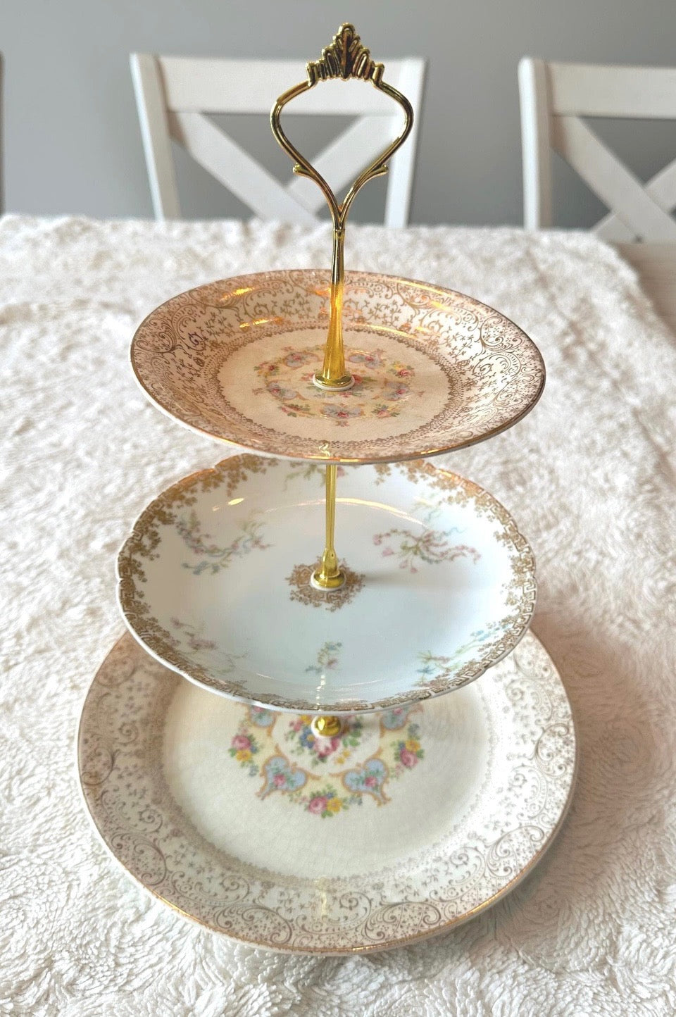 Vintage Tiered Stand Class $50 3-19-26 6:00-8:00