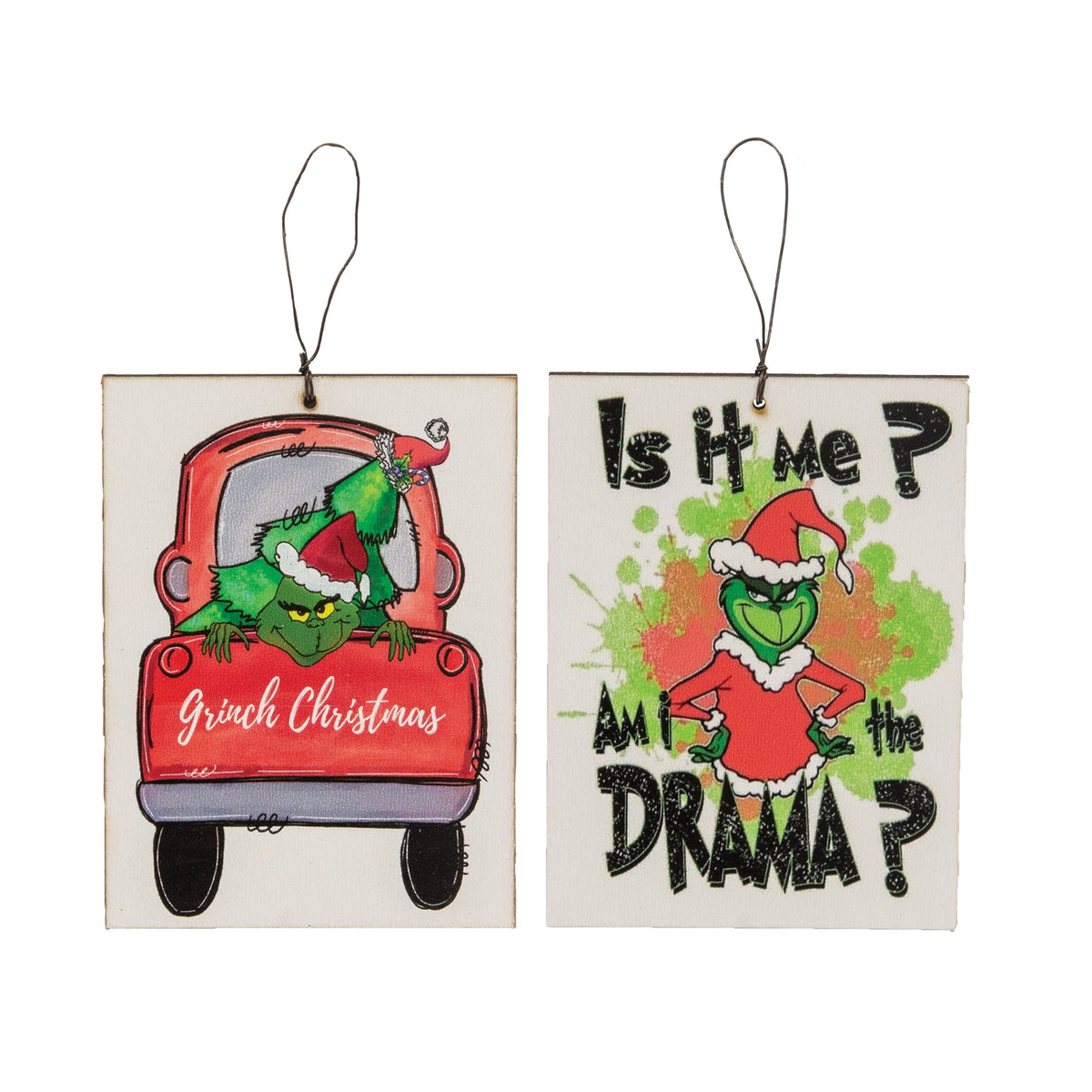 grinch christmas ornament