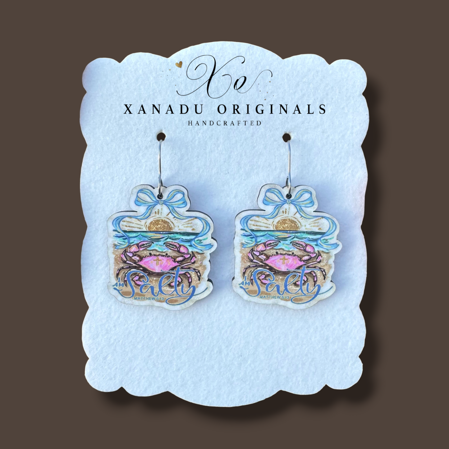 Salty Matthew 5:13 Earrings