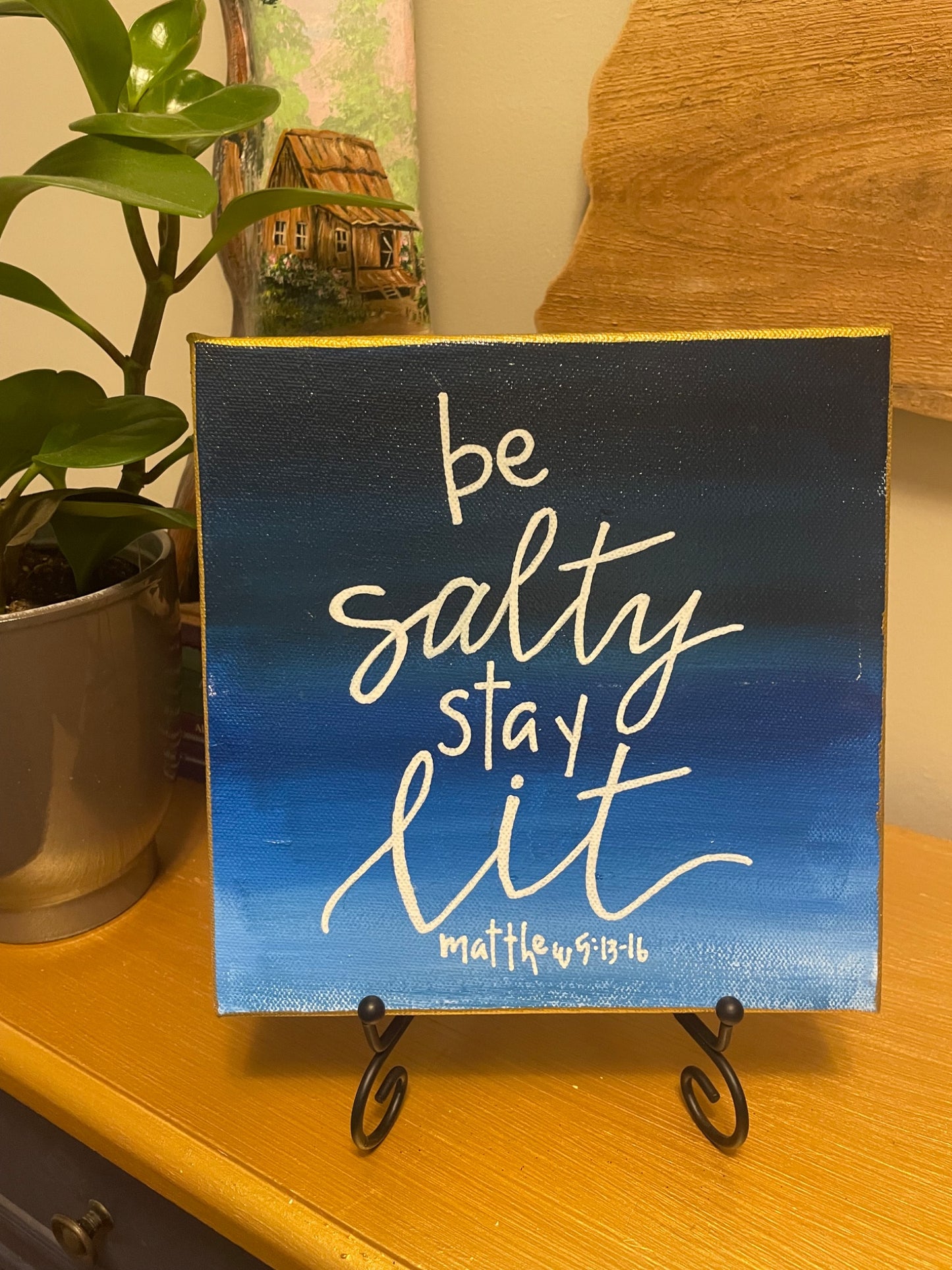 Be salty chunky canvas - 1