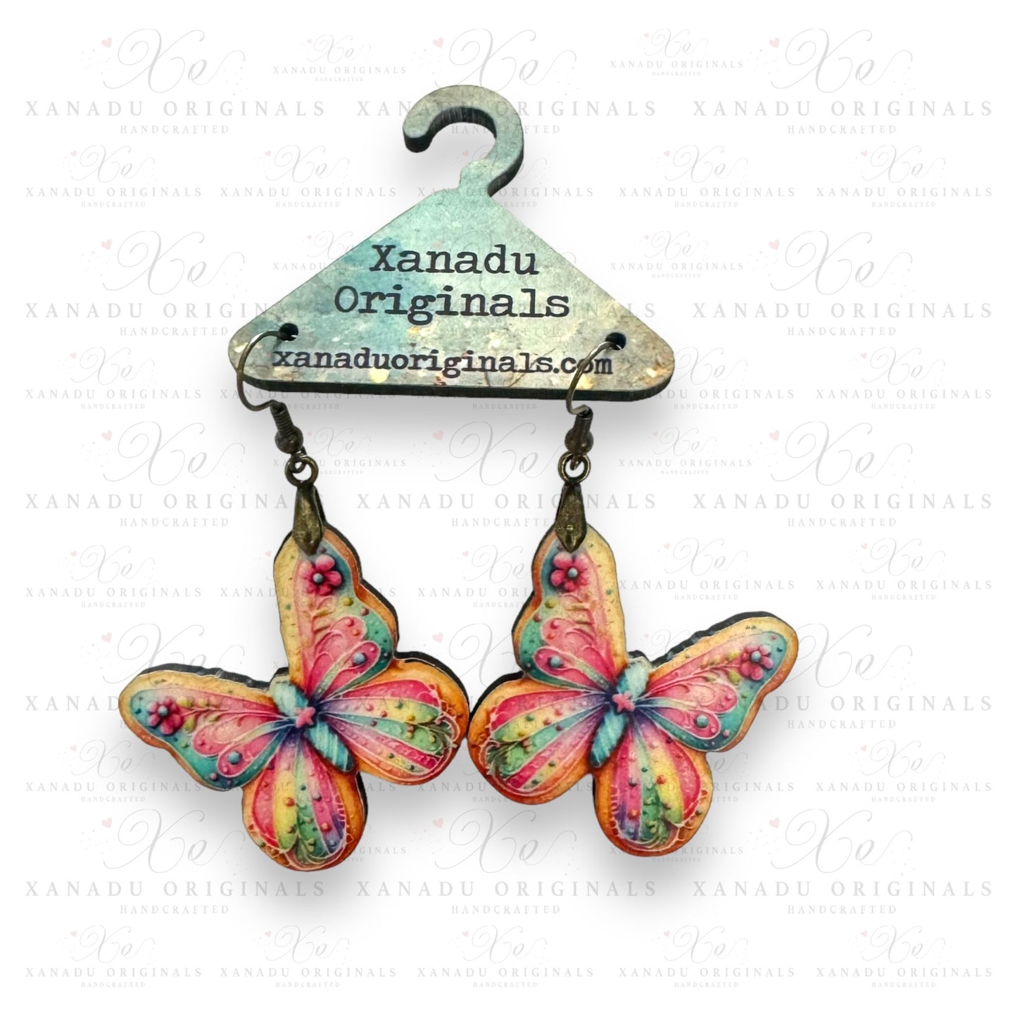 Butterfly Cookie Earrings - 1