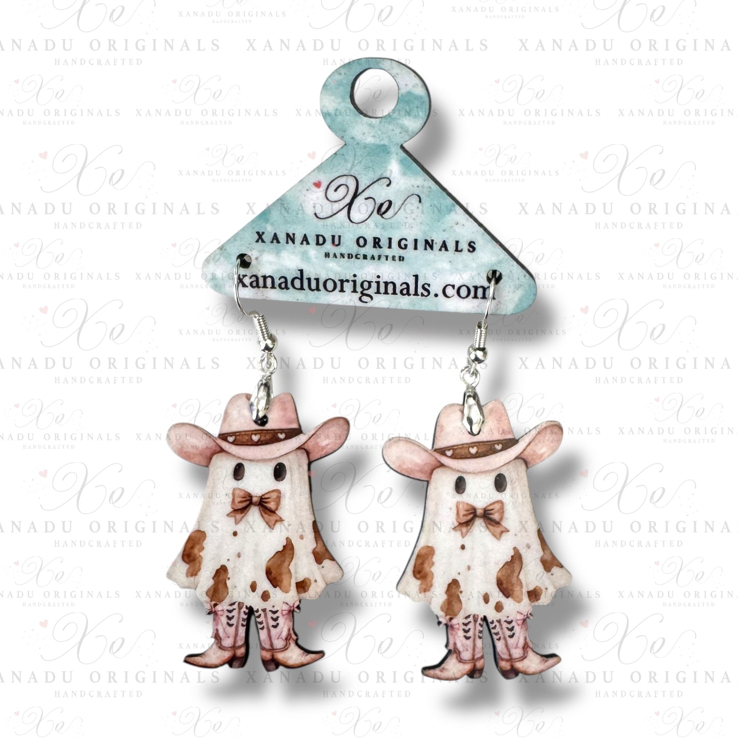 Sassy Cowgirl Ghost Earrings