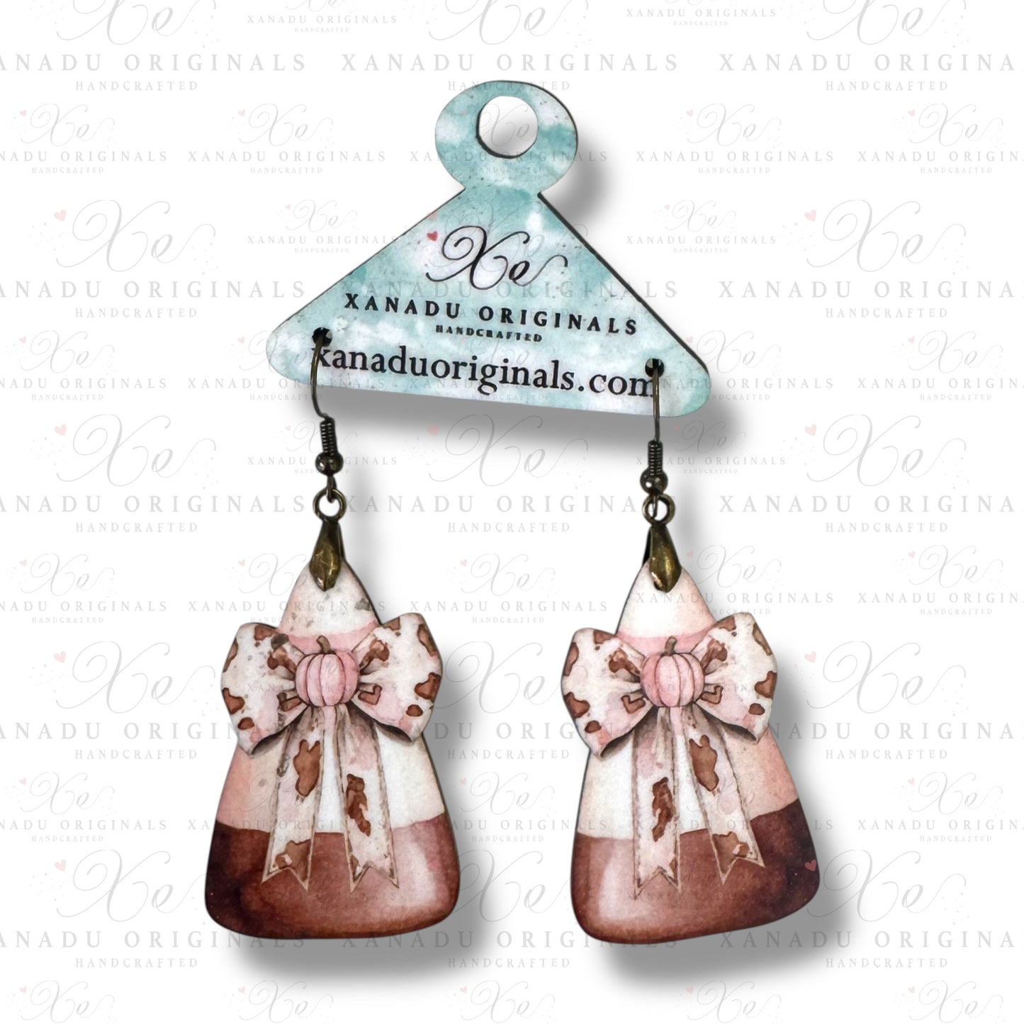 Western Candy Corn Earrings