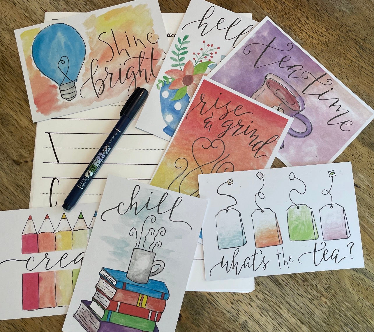 Back to School Handlettering Class $45 8-20-26 6:00-8:00