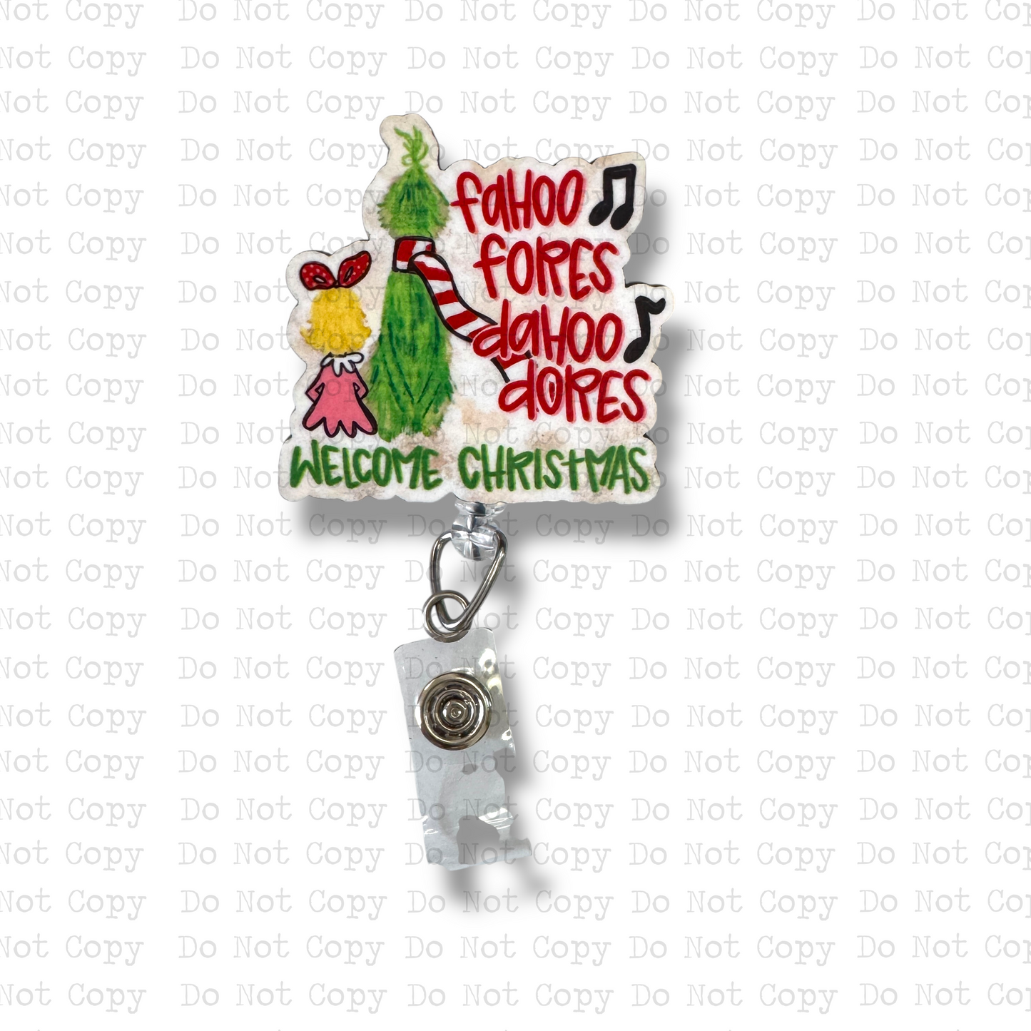 Fahoo Fores Interchangeable Badge Button with Reel Option