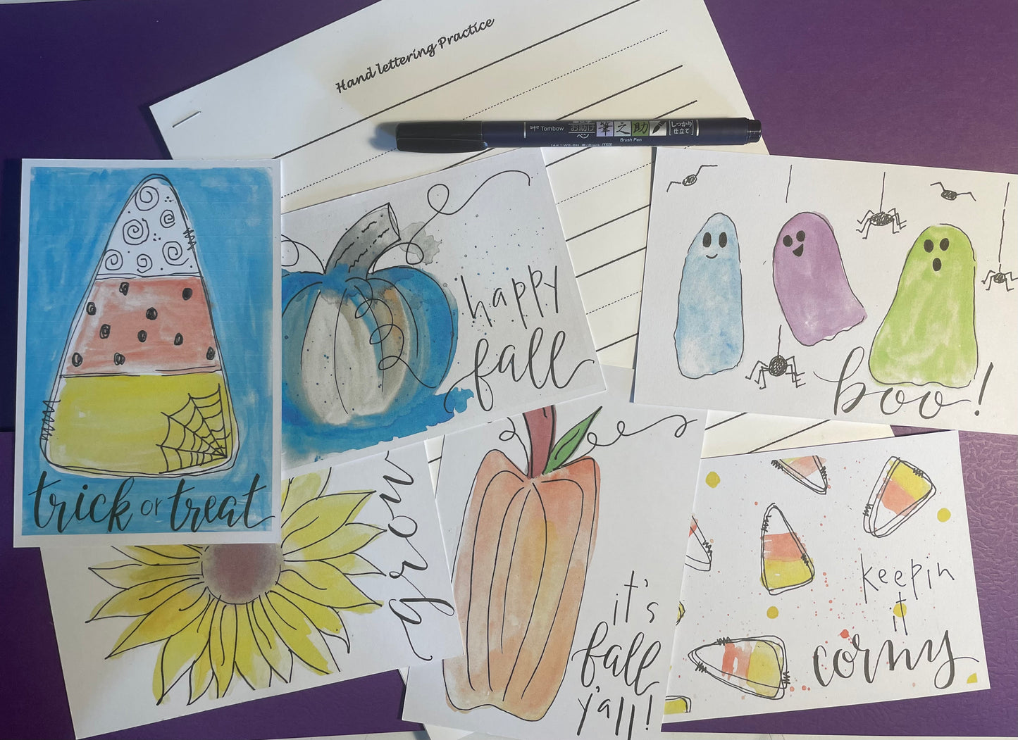 Fall Handlettering Class $45 9-23-25 6:00-8:00