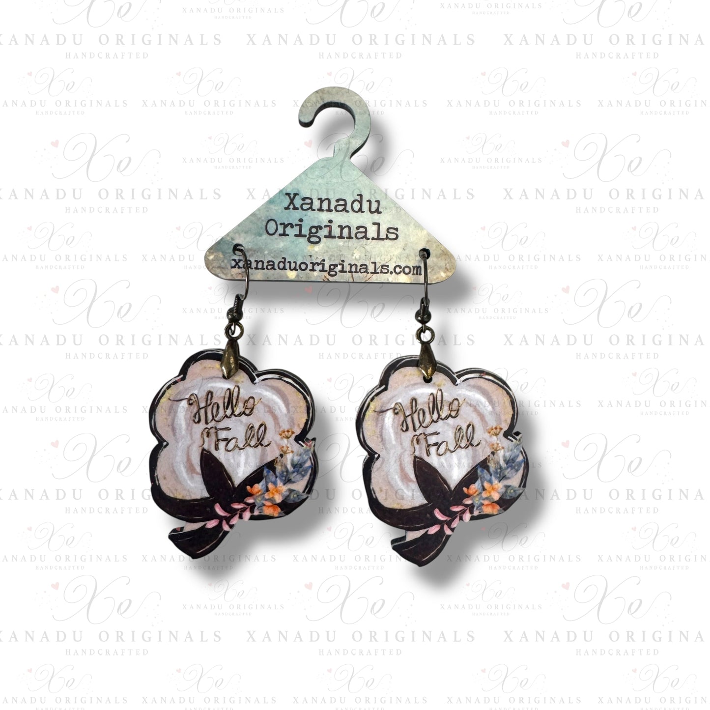 Fall Cotton Earrings