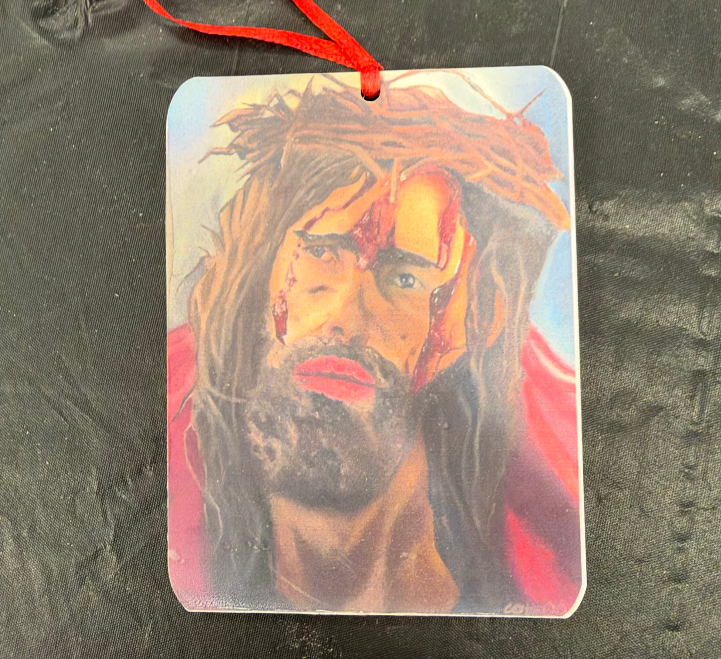 The Crucifixion Oil Painting Ornament