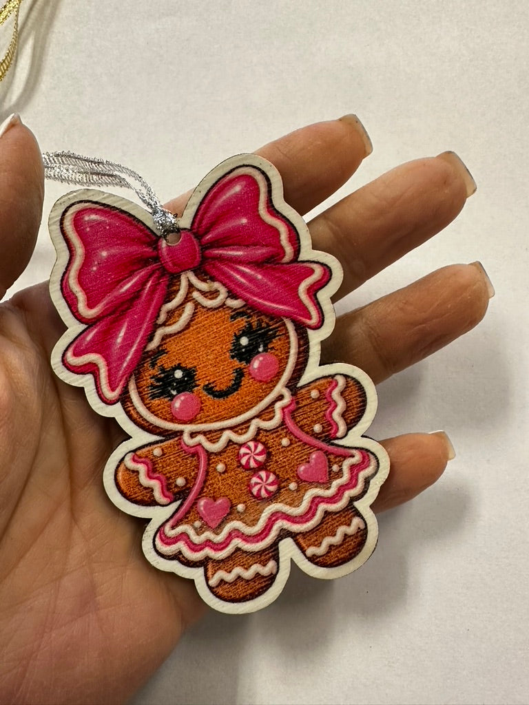 Gingerbread girl ornament