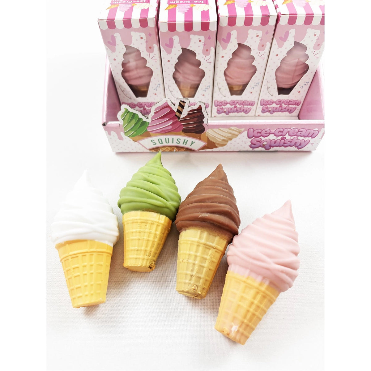 Crunchy Ice Cream Cone Squishy Toy
