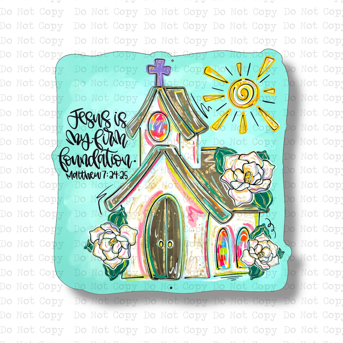Jesus Is My Firm Foundation Magnet