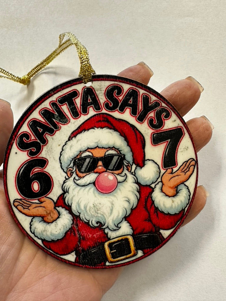 Santa 67 Ornament