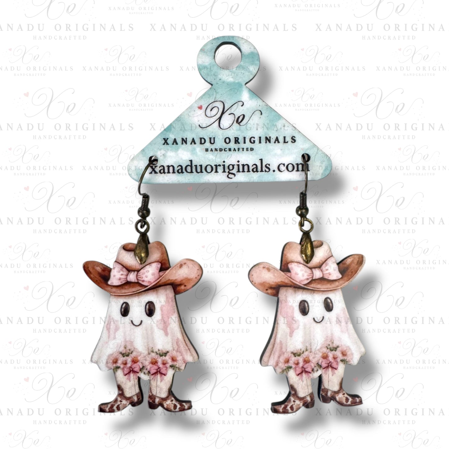 Cowgirl Ghost Earrings