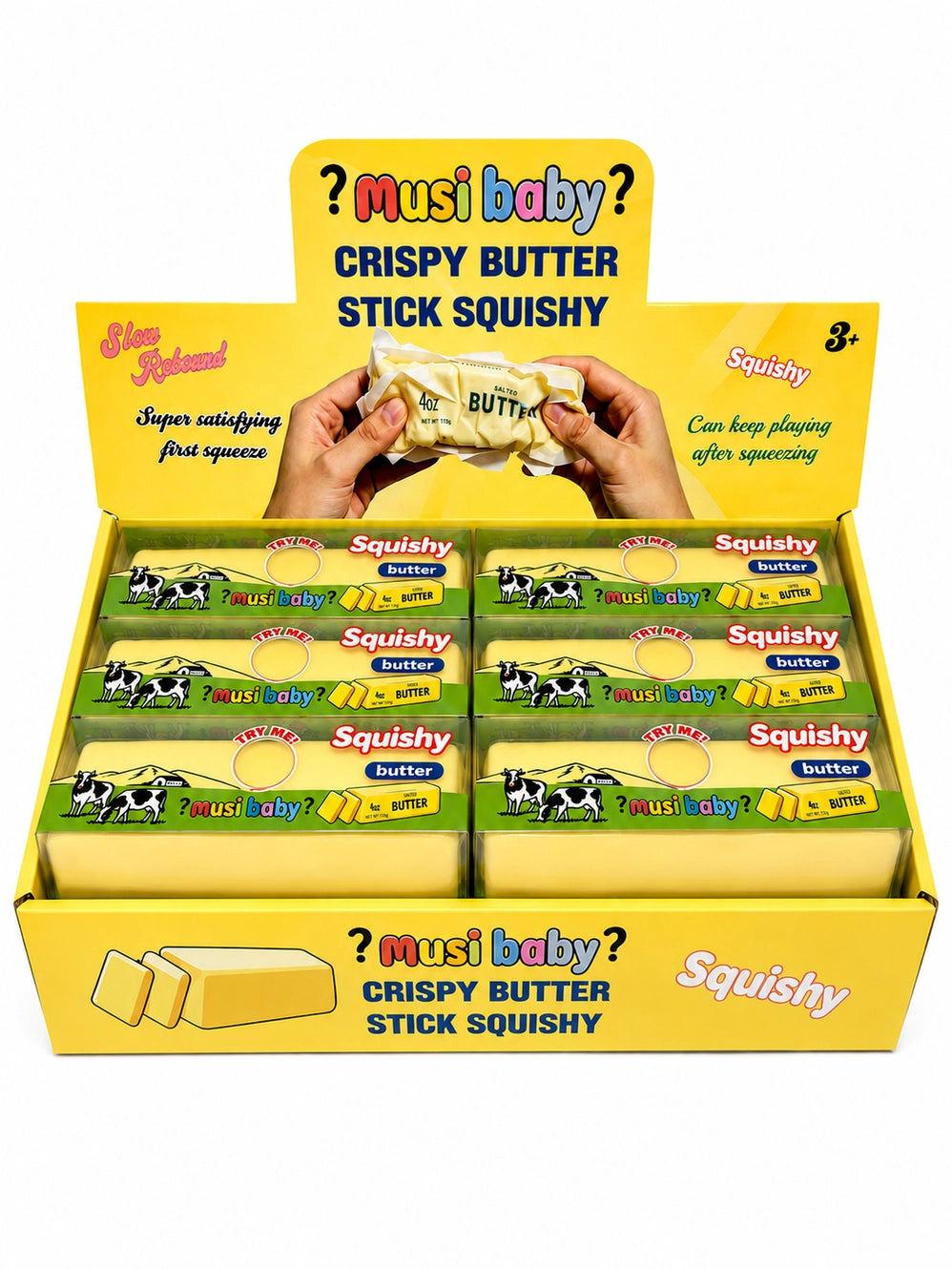 Crispy Butter Stick Squishy Wax Coated