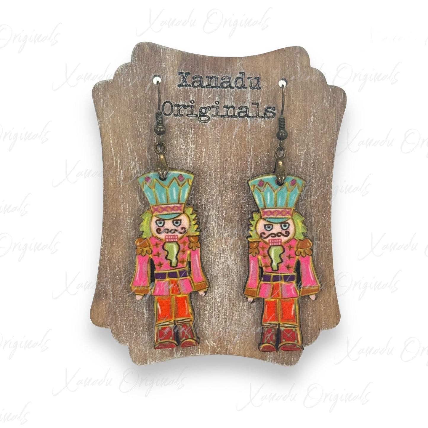 Bright Nutcracker Earrings