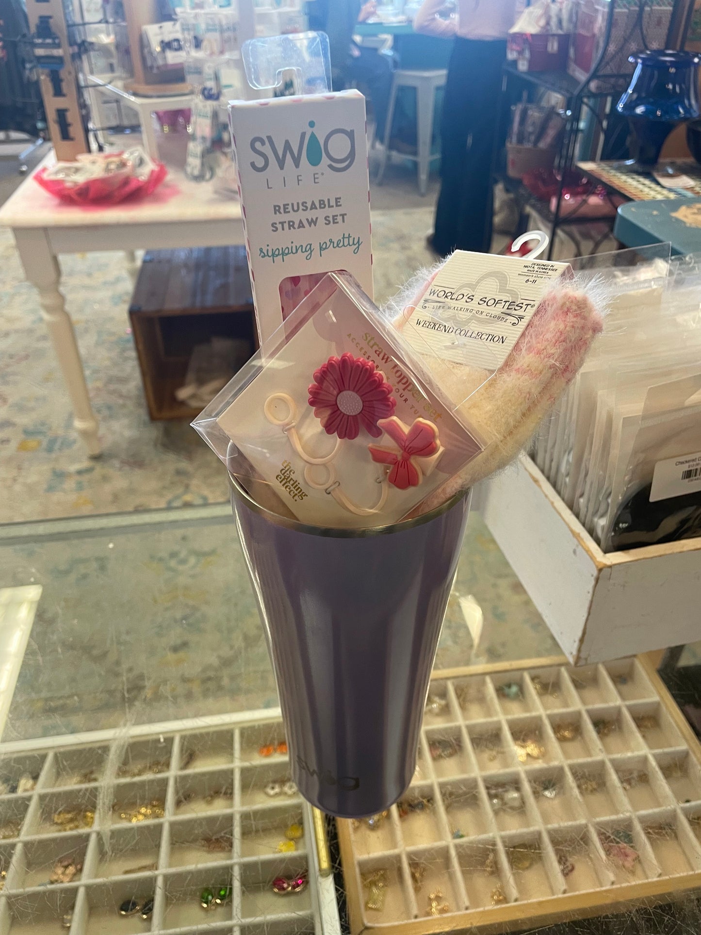 valentines cup goodies for girls
