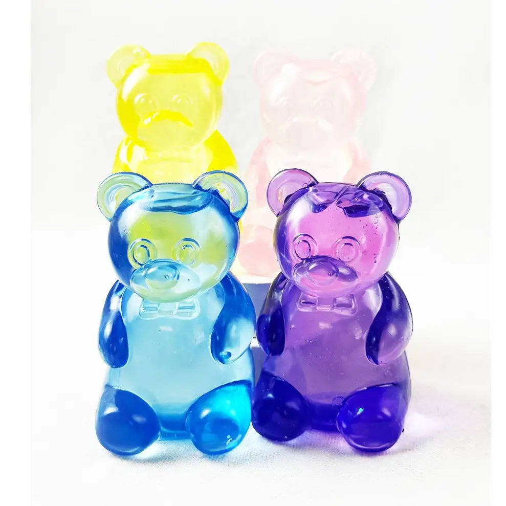 Large Solid Transparent Gummy Bear
