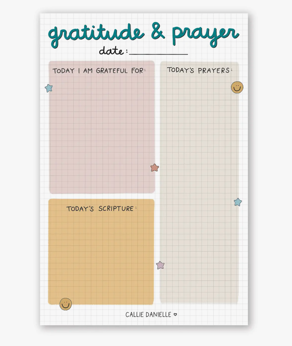 Guided Prayer Notepad