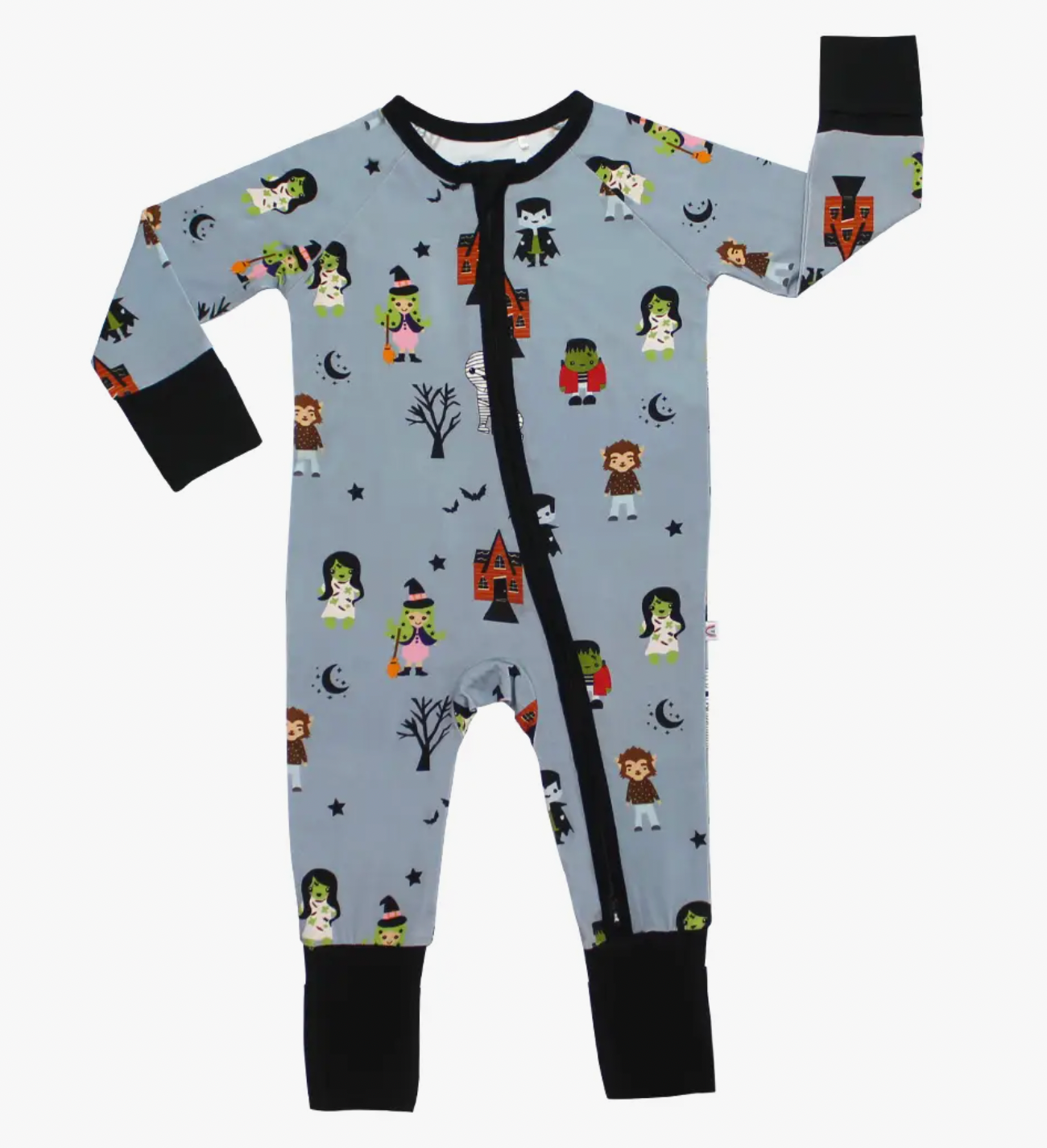 Monster Mash Halloween Bamboo Convertible Pajamas