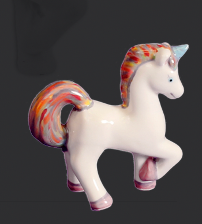 Ceramic Pearl the Unicorn Mighty Tot