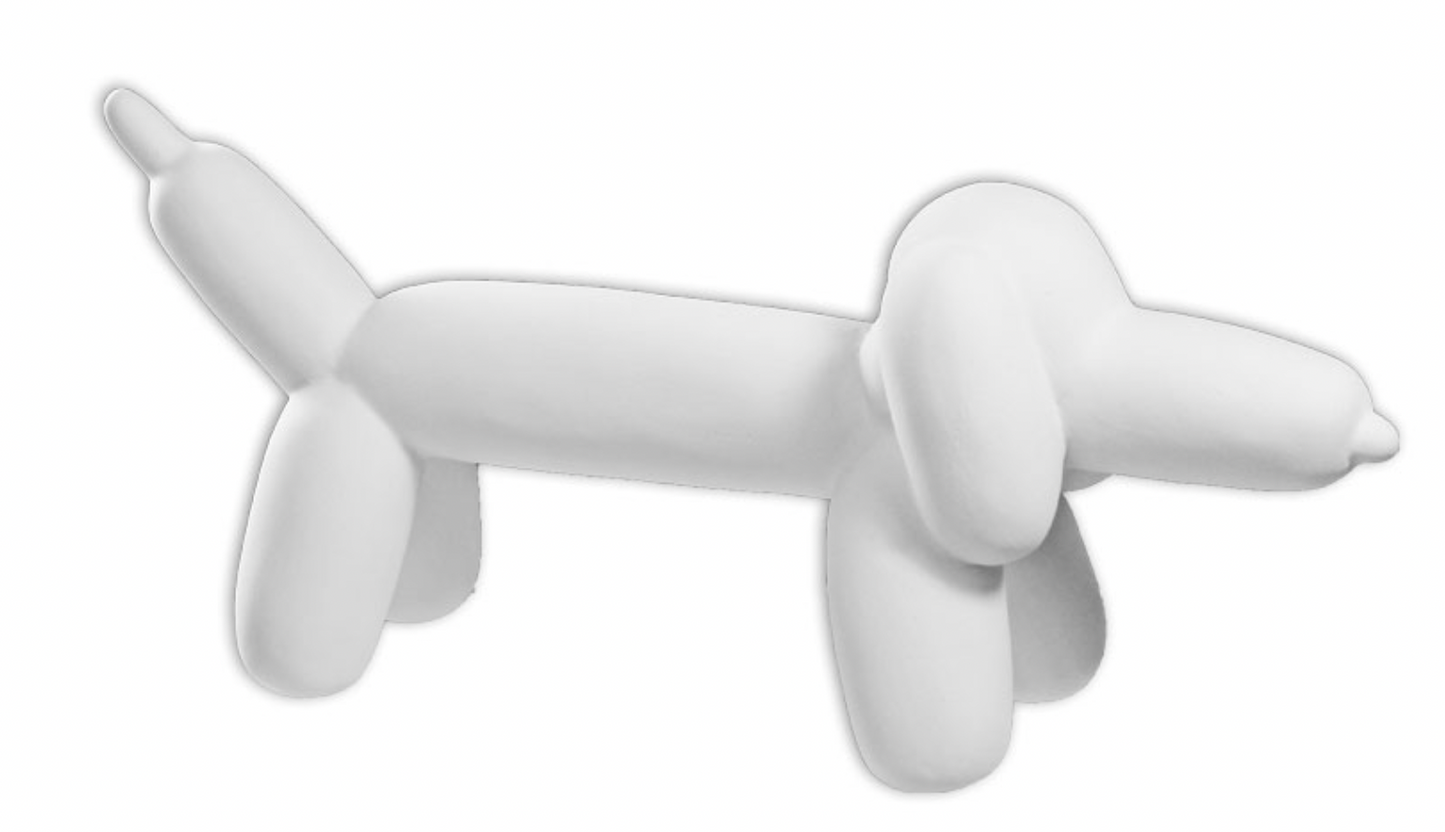 Ceramic Balloon Buddy Weiner Dog