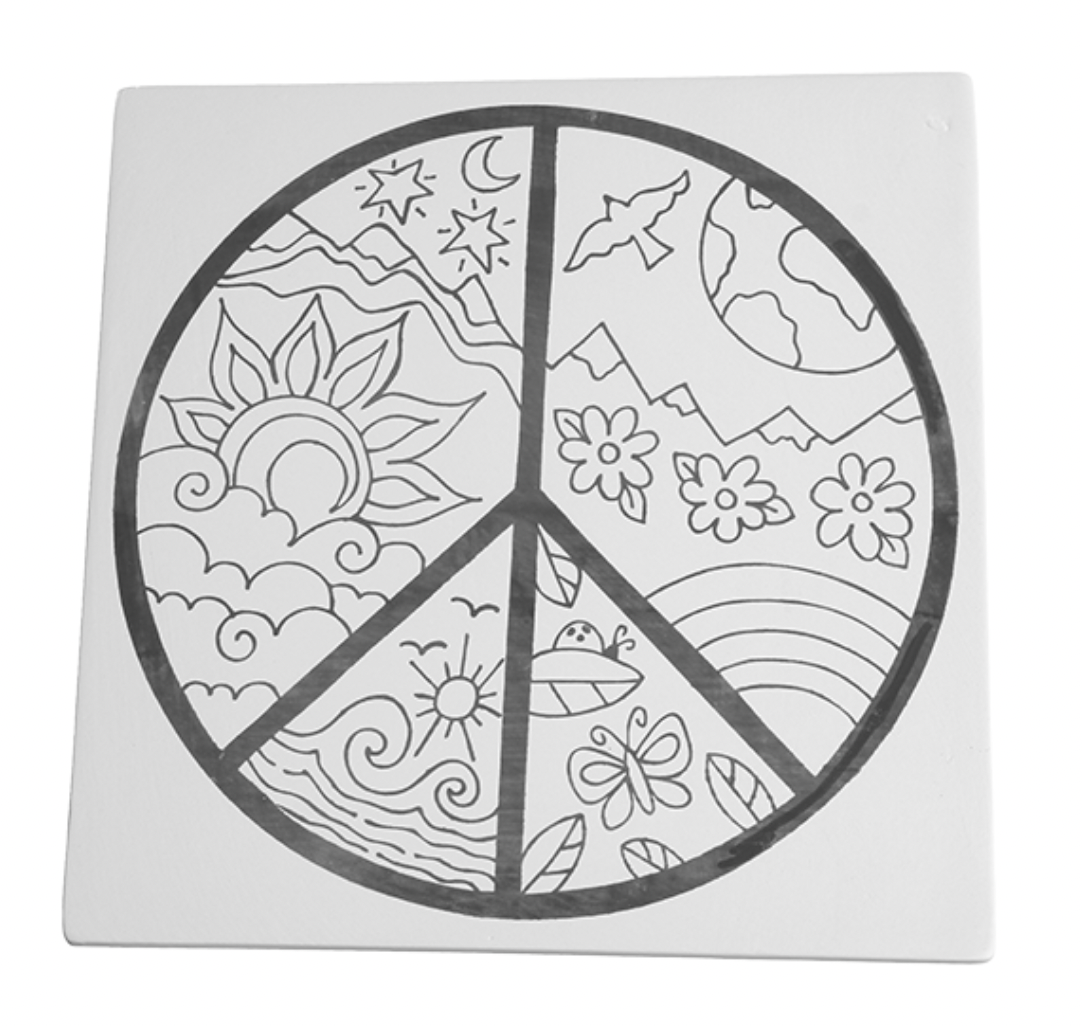 Ceramic Peaceful World TIle