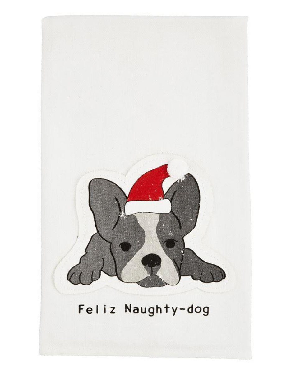 Dog Applique Towel