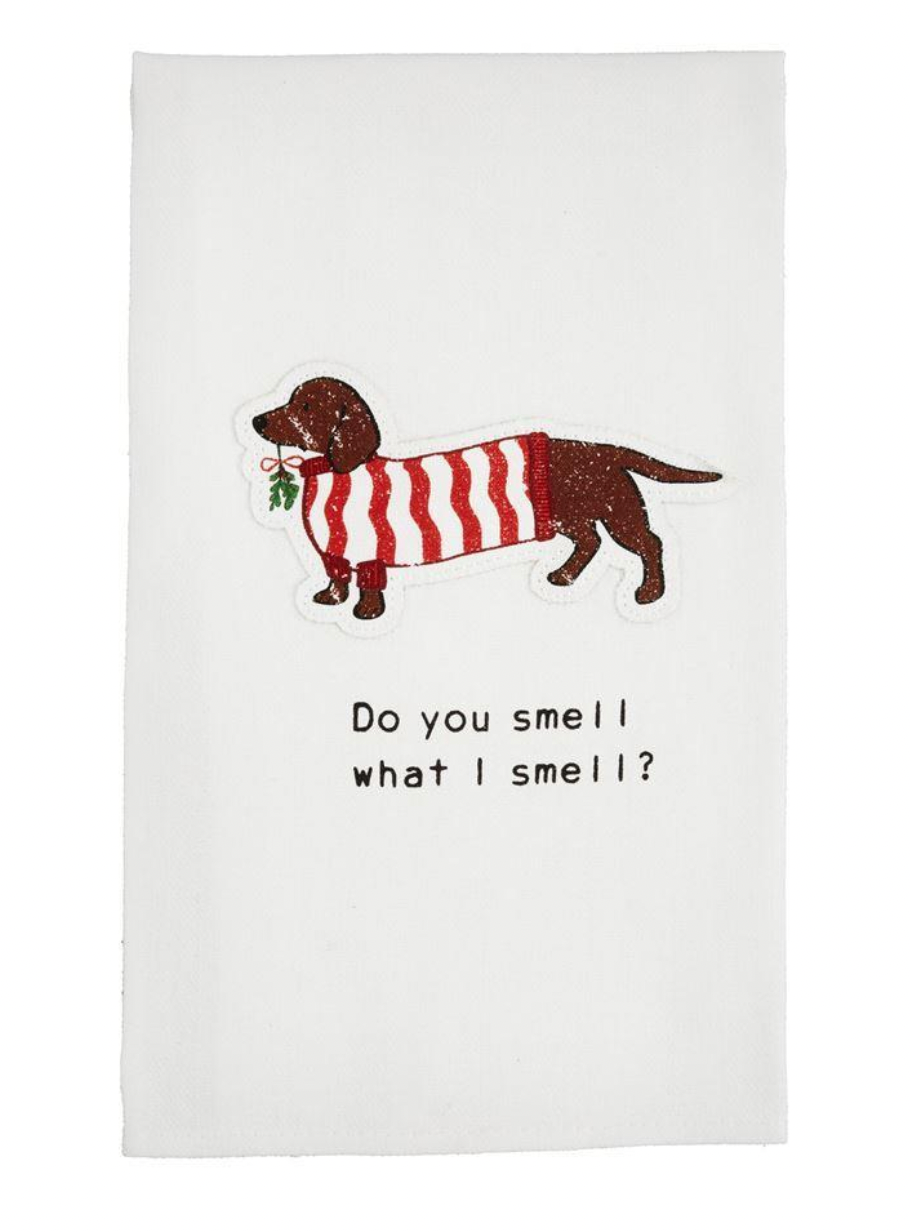 Dog Applique Towel