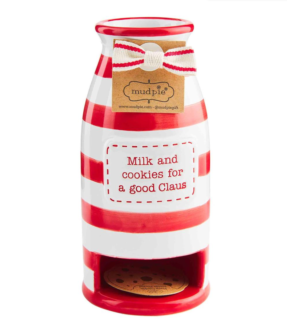 Ceramic Christmas Cookie Bottle Set