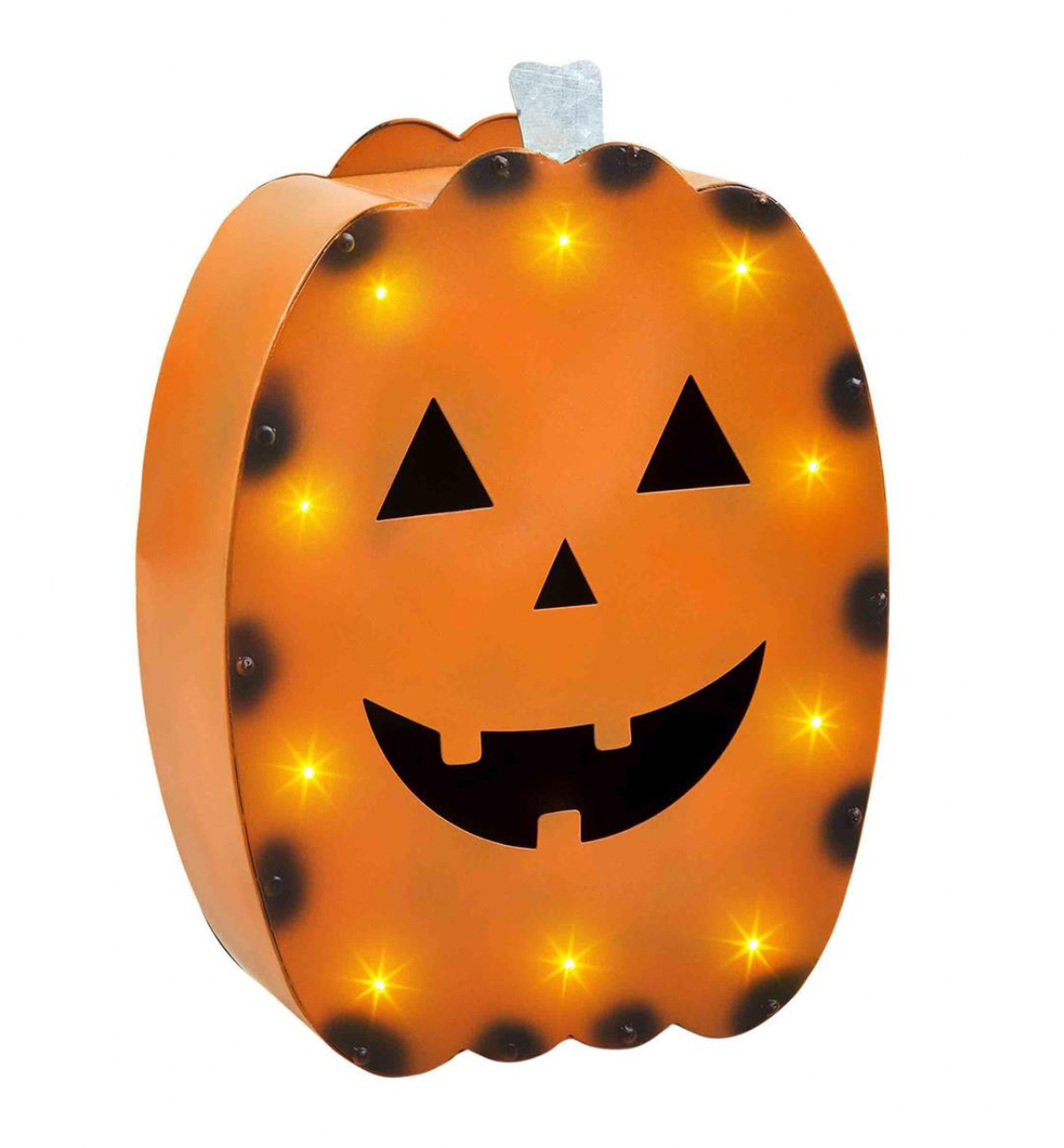 Tin Pumpkin Lantern