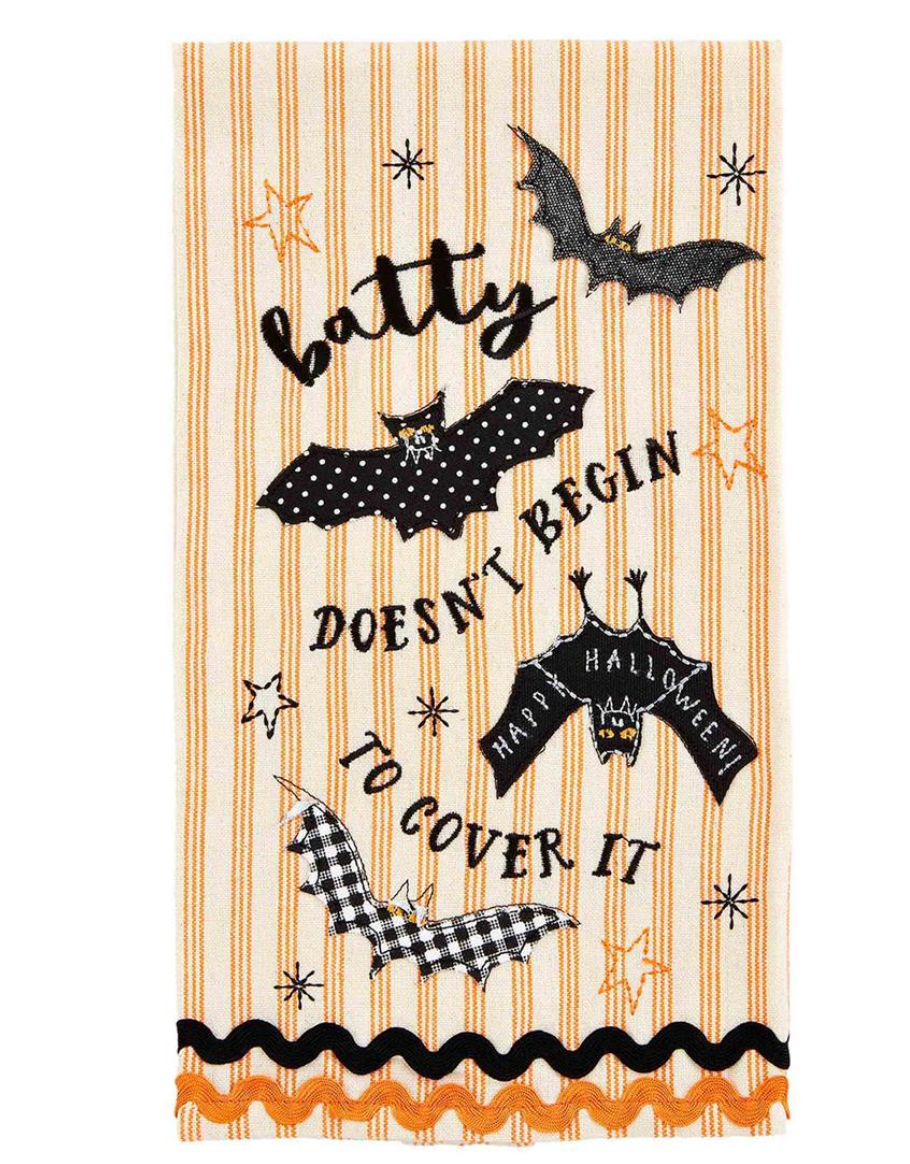 Halloween Applique Hand Towel