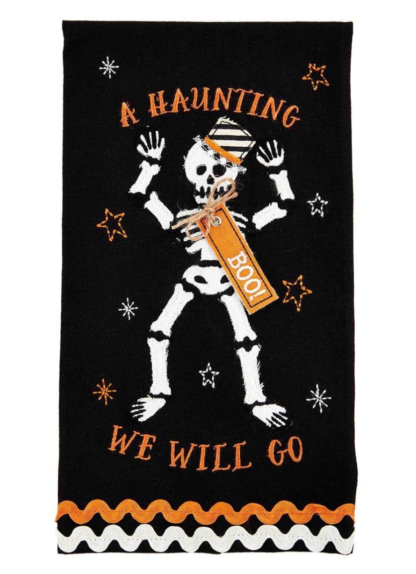 Halloween Applique Hand Towel