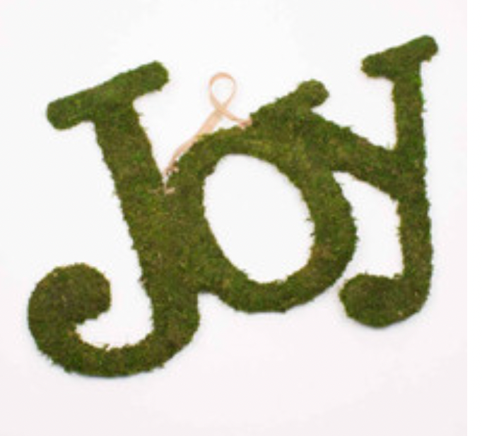 Christmas Moss Door Hanger