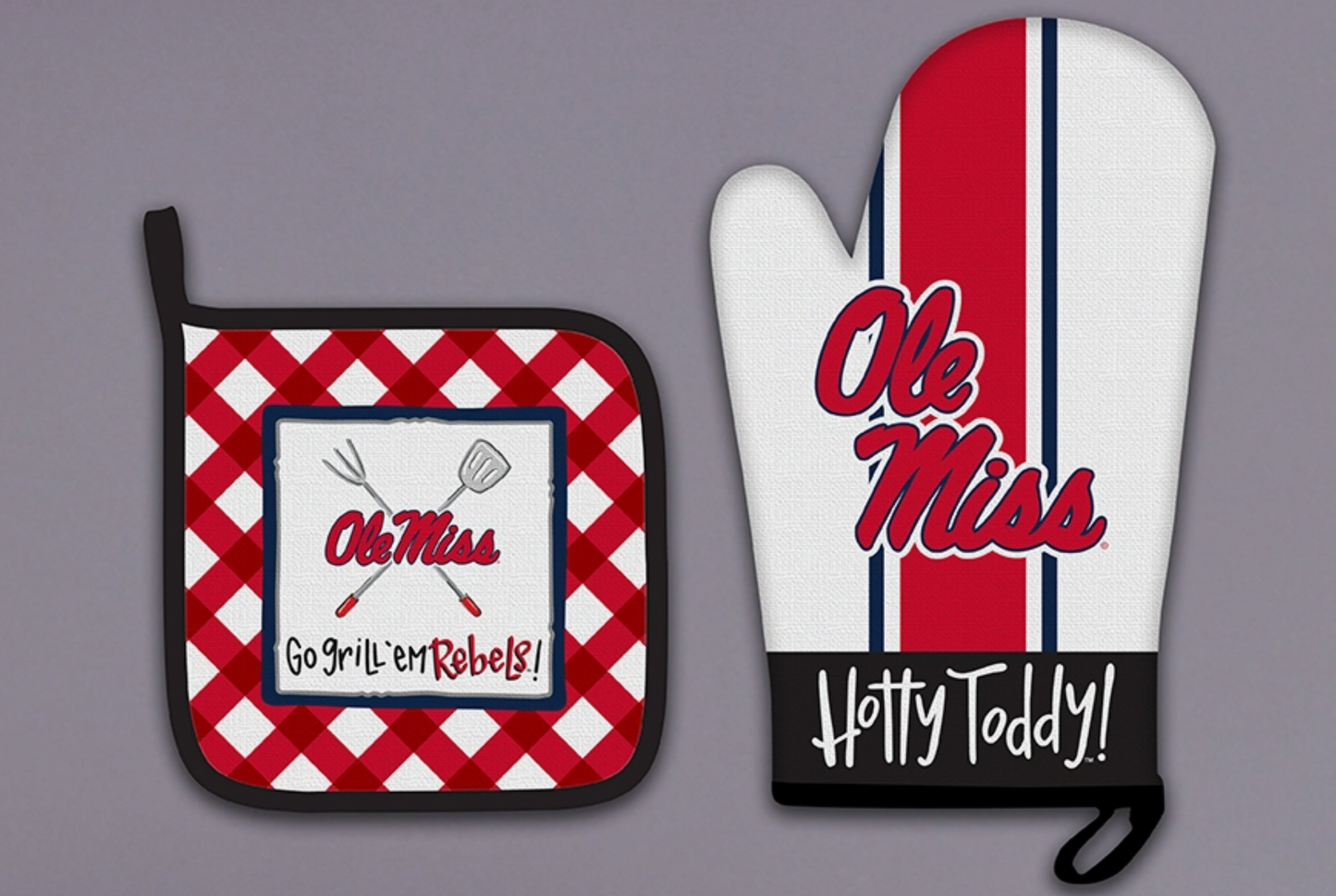 SEC Collegiate Mitt & Pot Holder Set