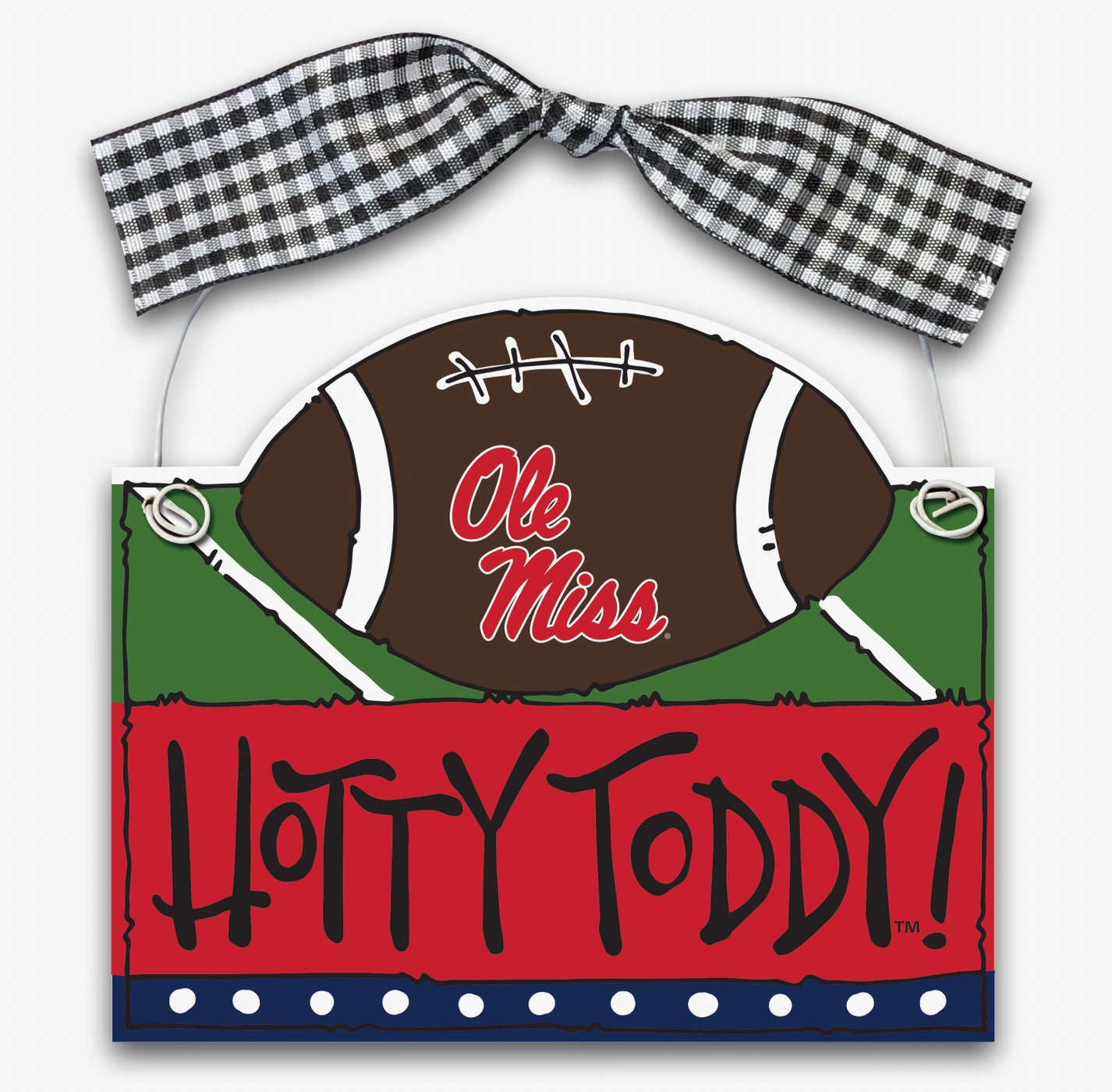 Collegiate Football Ornament