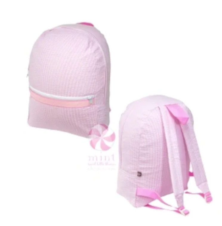 Seersucker Small Backpack