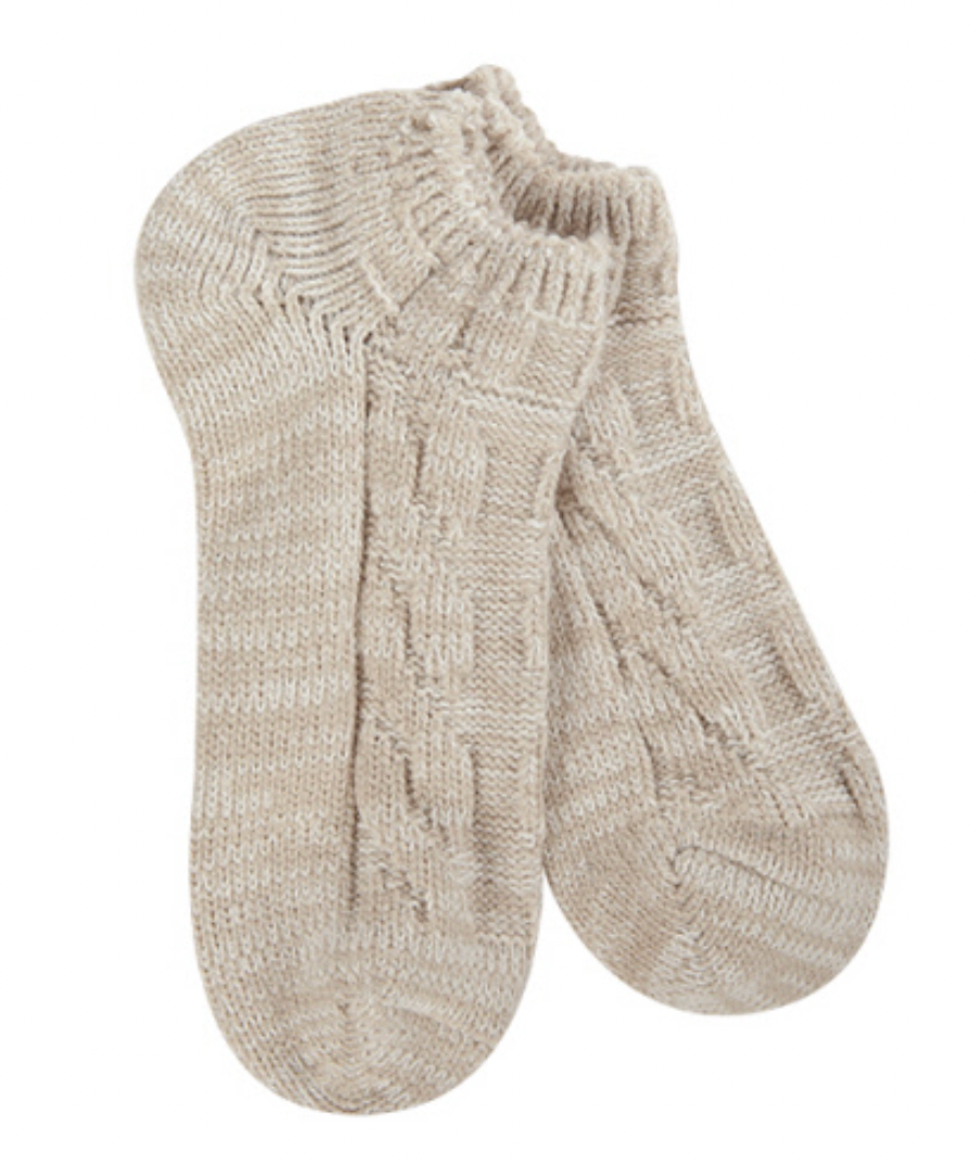 World's Softest Socks: Ragg Cable Low Crew