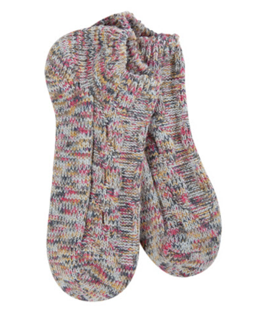World's Softest Socks: Ragg Cable Low Crew