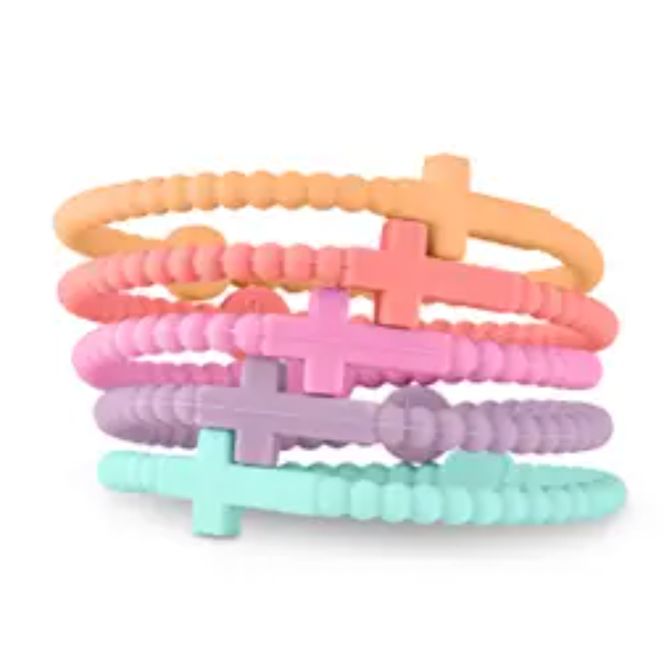 Silicone Jesus Bracelet Set