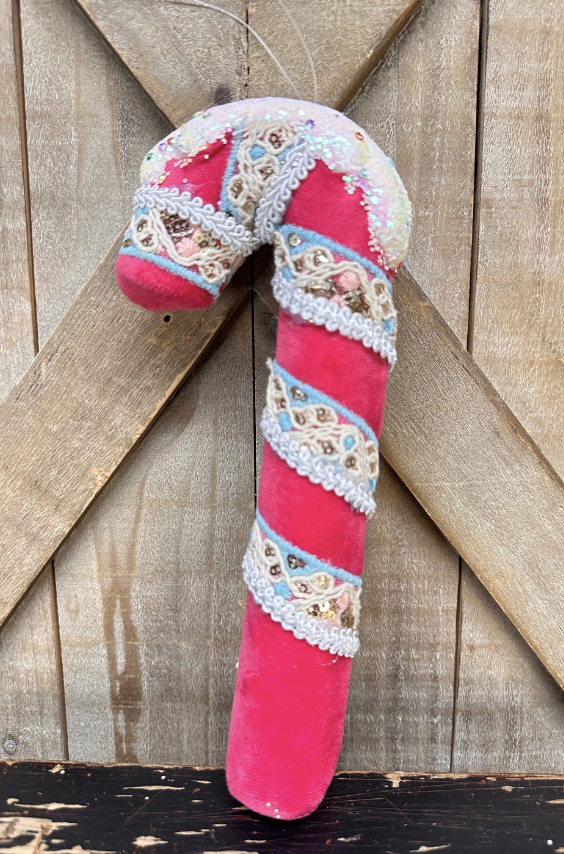 8" Candy Cane Ornament