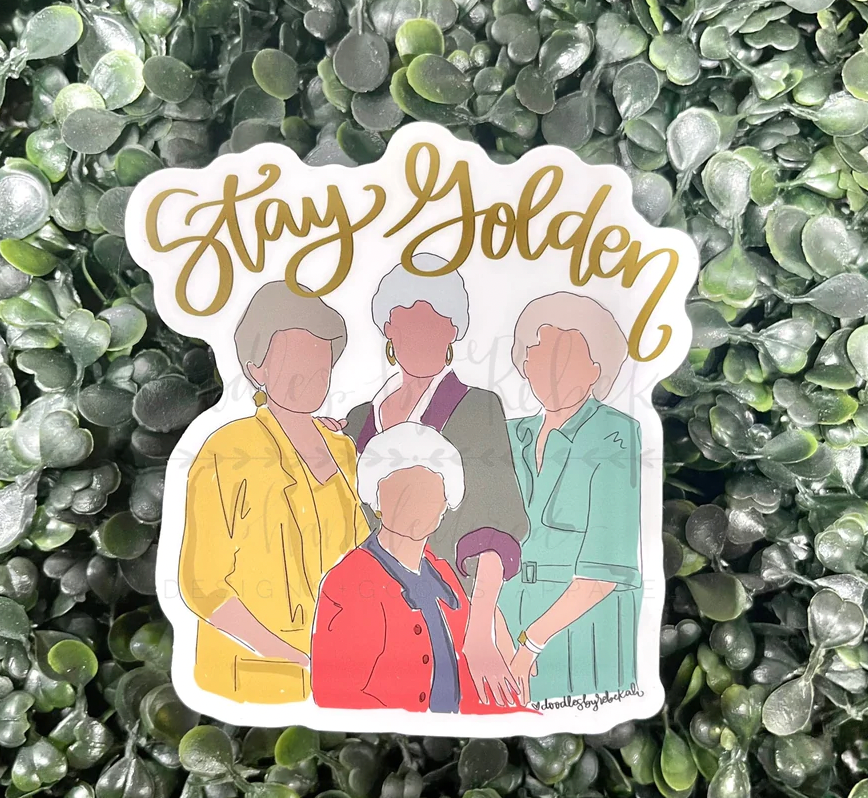 Stay Golden Sticker