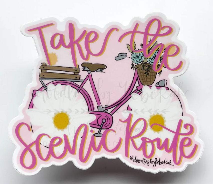 Scenic Route Sticker