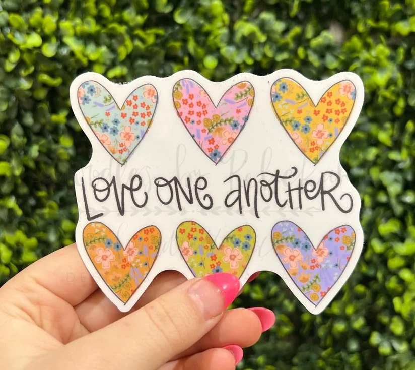 Love One Another Sticker