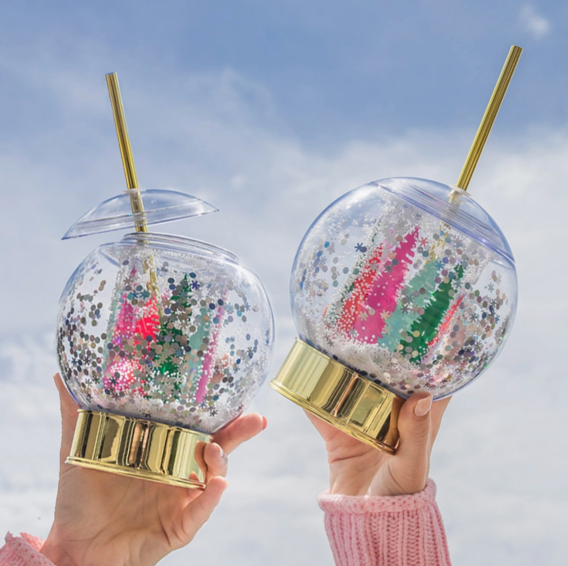 MT Winter Wonderland Snowglobe Novelty Sipper