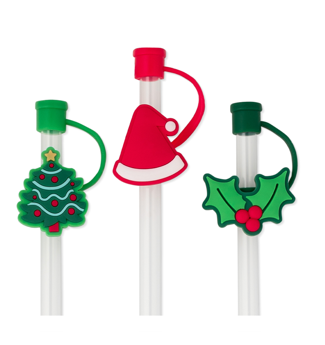 Swig Christmas Straw Topper Set