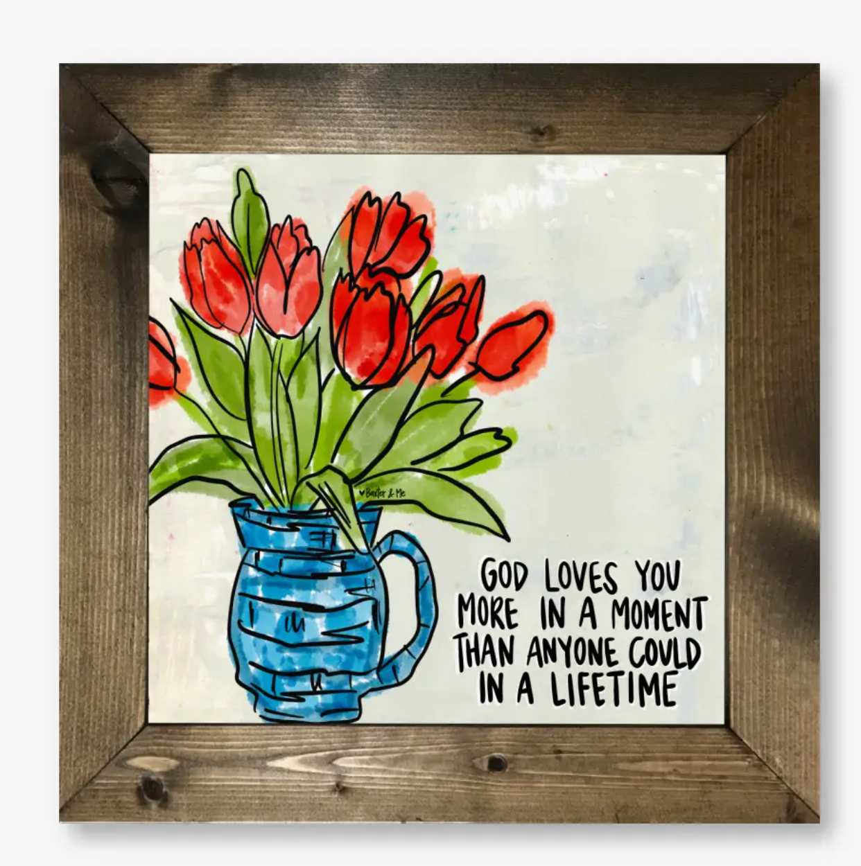 God Loves You Framed Art