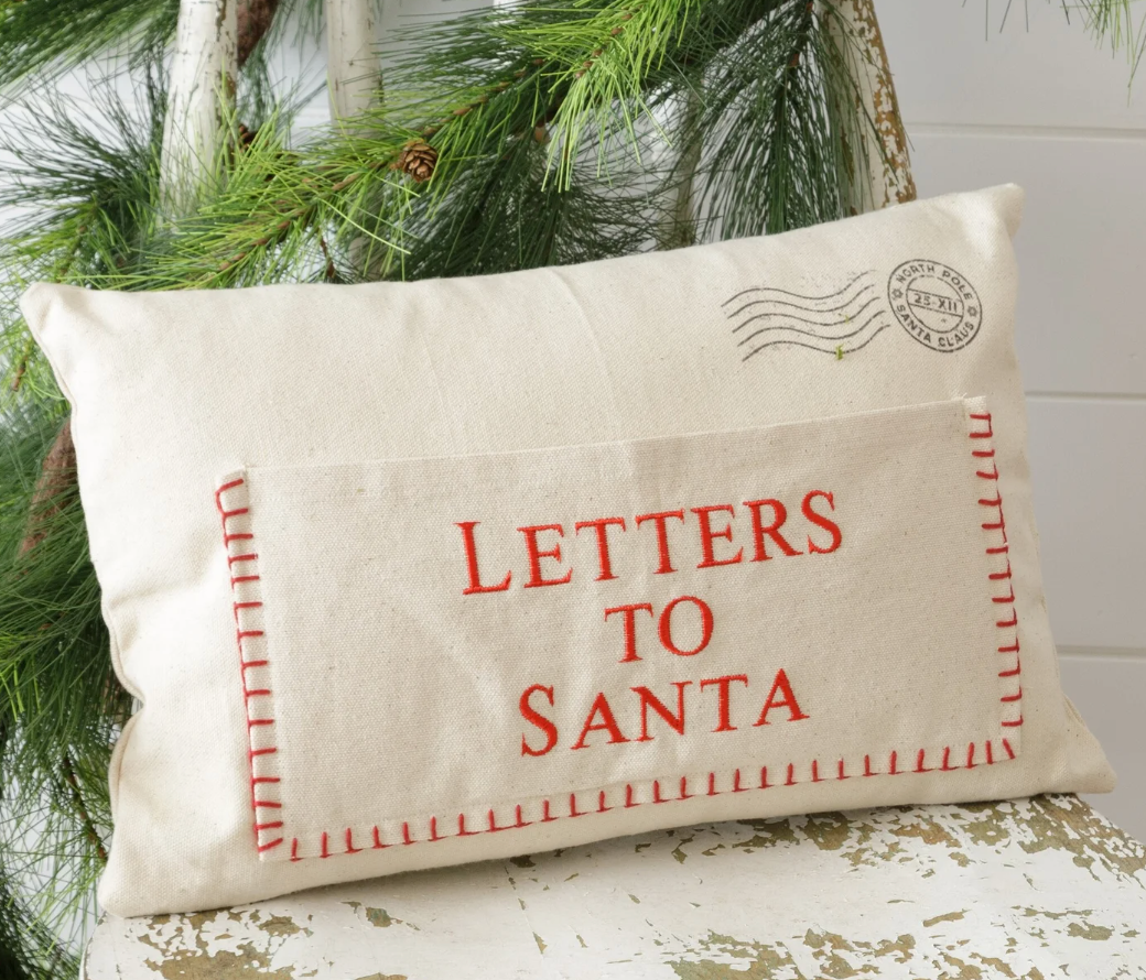 Letters to Santa Pillow