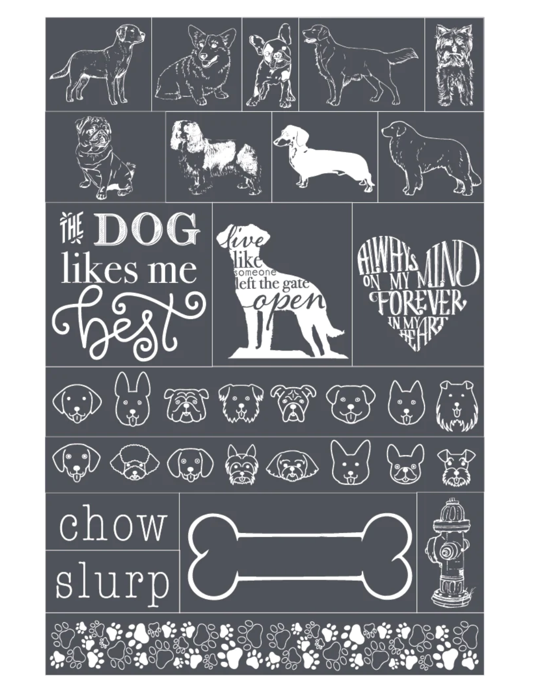 A Maker's Studio 12x18 Mesh Stencil