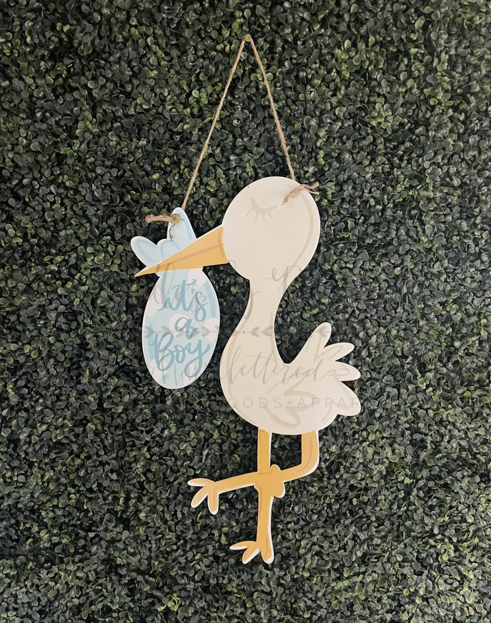 Stork Door Hanger