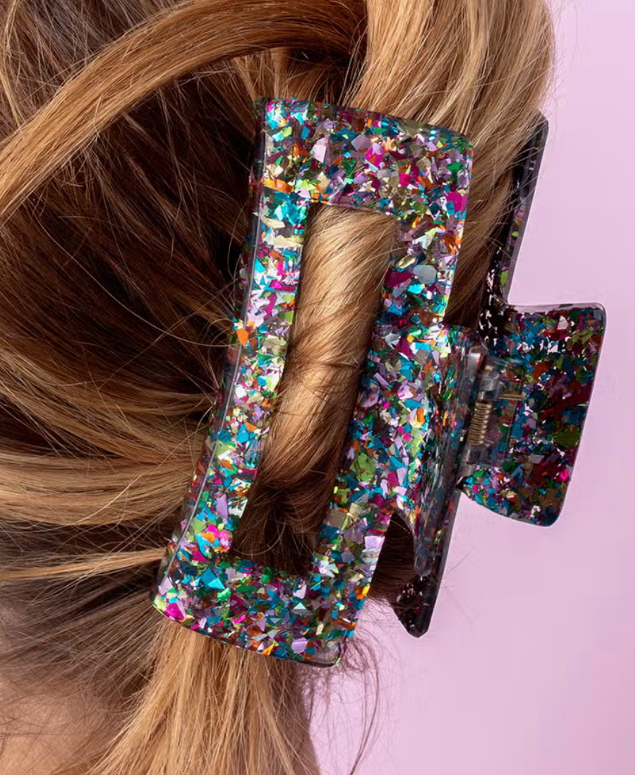 Confetti Claw Clip